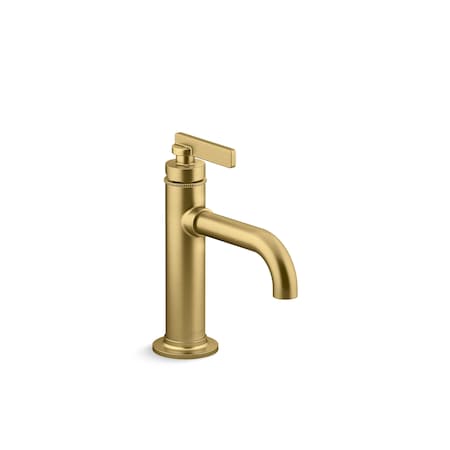 Kohler Single-Handle Bathroom Sink Faucet 1.2 GPM in Vibrant Brushed Moderne Brass 35907-4-2MB